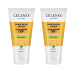 Celenes by Sweden Herbal Sunscreen Face Cream Spf Anti Aging 50 Spf  50 ml / 1.7 fl oz -2 Pack 757279515154