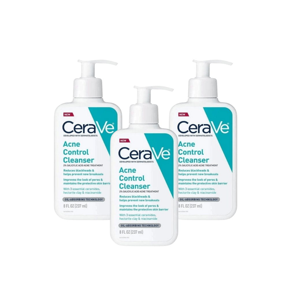 Cerave Acne Control Cleanser 236 ML 3 Pack 715936231120