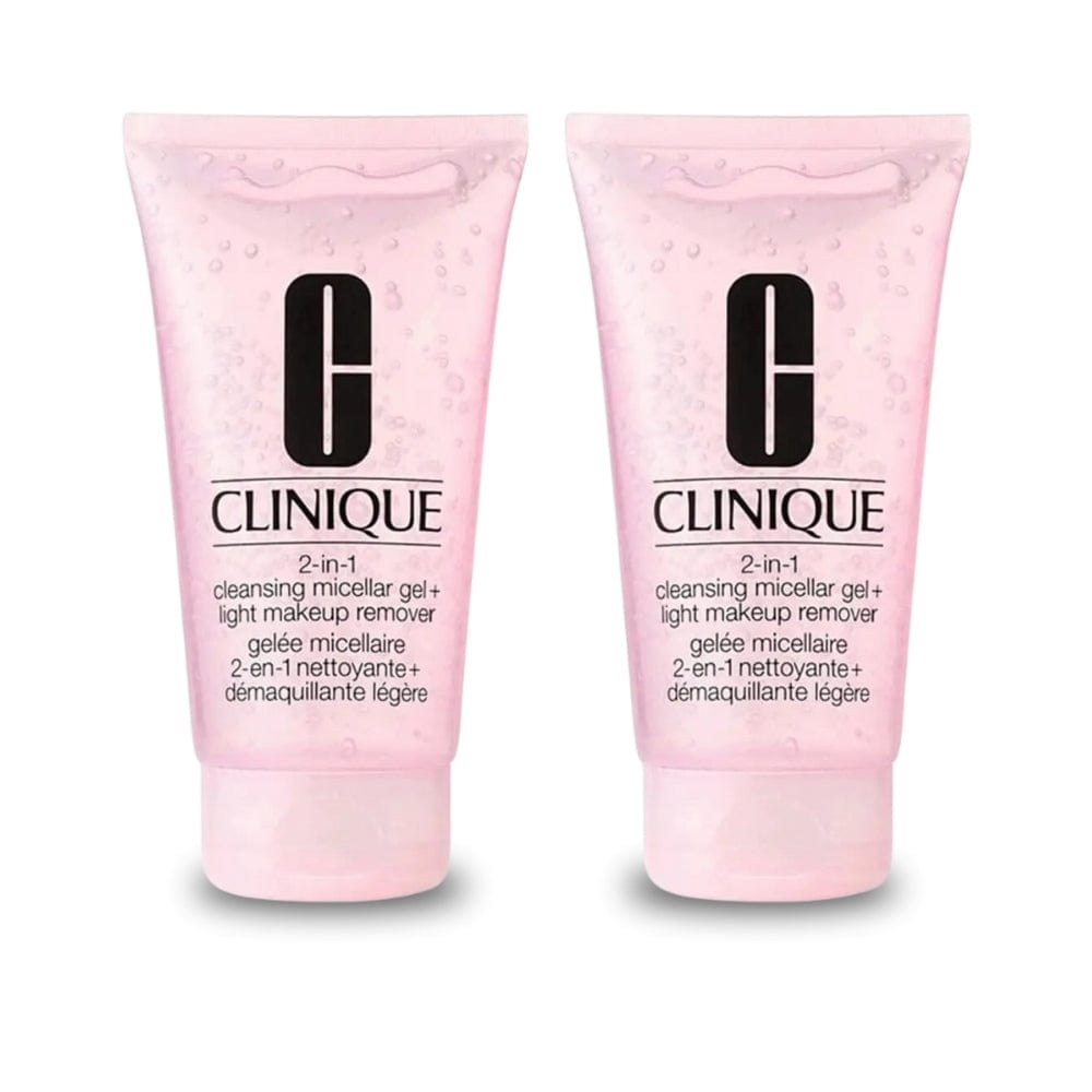 Clinique 2-in-1 Micellar Gel + Make-up Remover 150 ml -2 Pack 715936238525