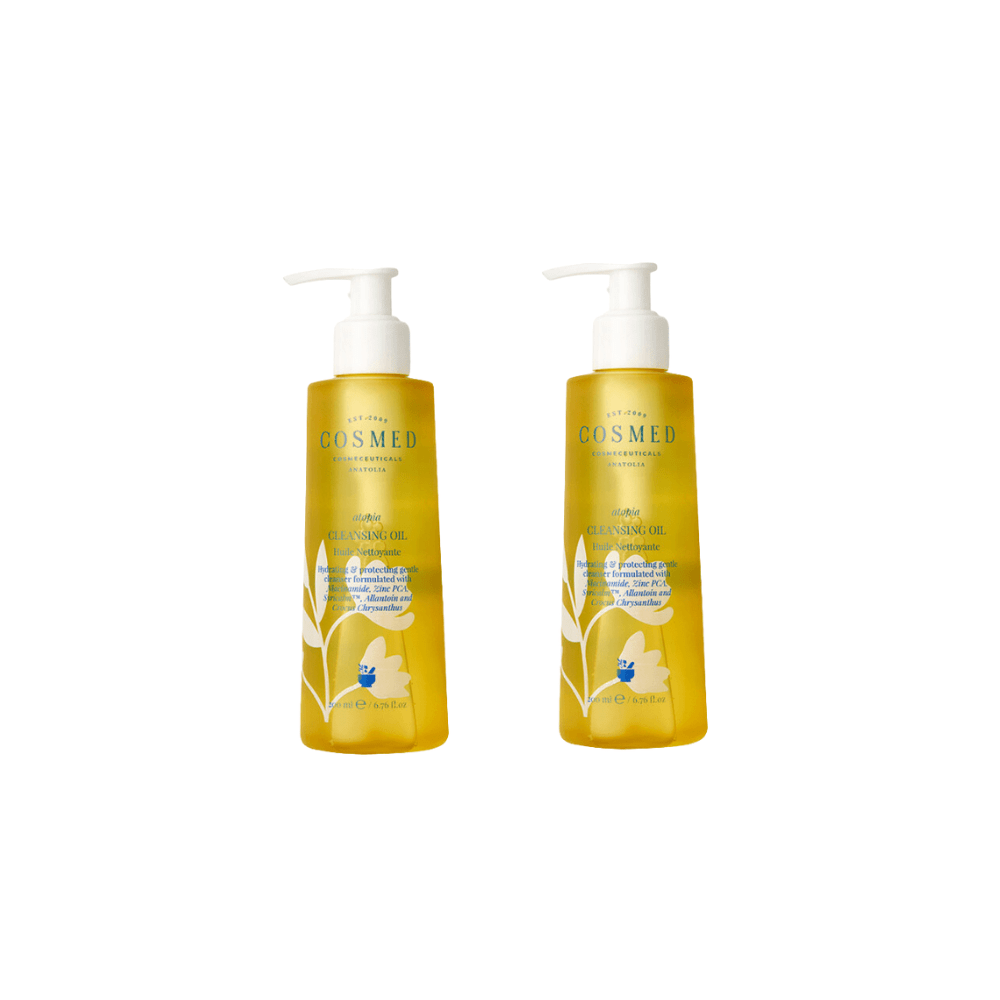 Cosmed Atopia Cleansing Oil - Cleansing Oil for Face and Body - Oil Based Cleanser 200 ml 2 Pack 757279512092