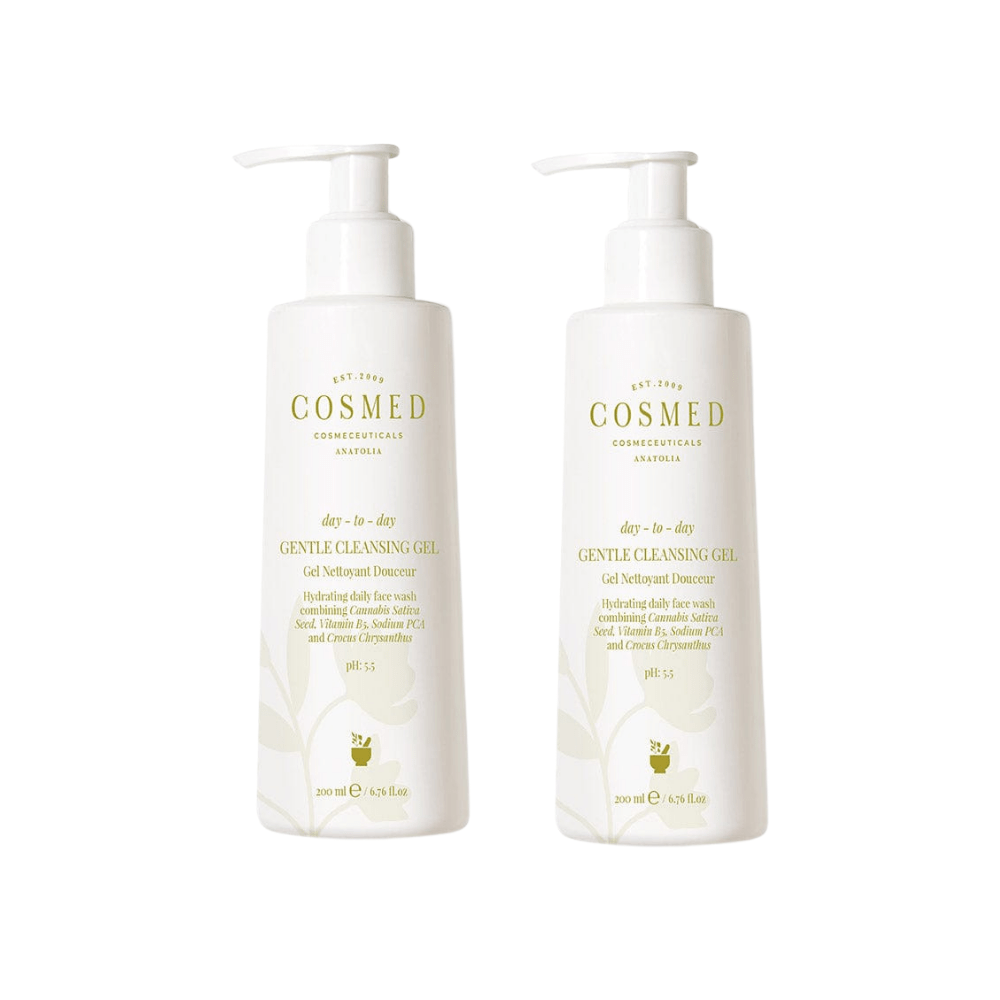 Cosmed Day-to-day Gentle Cleansing Gel - Combination Skin Washing Gel 200 ml 2 Pack 757279513600