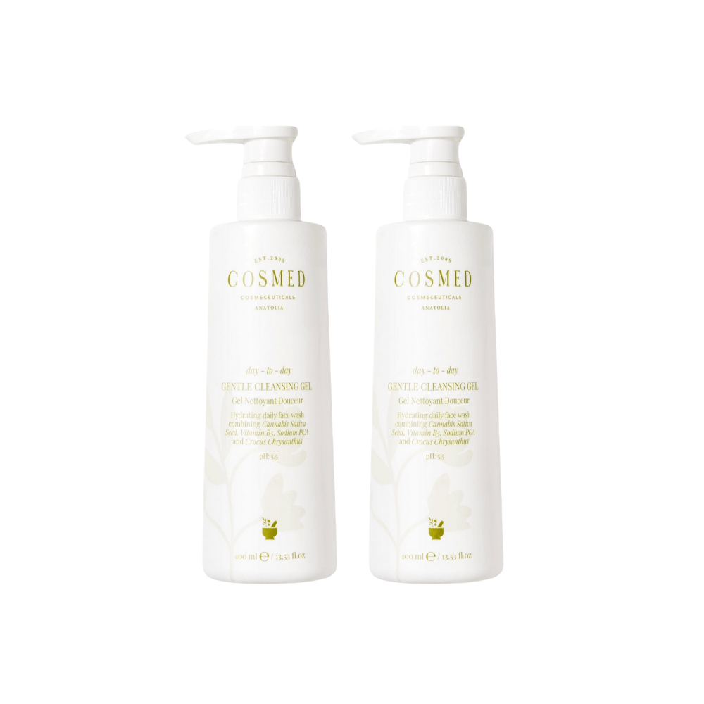 Cosmed Day-to-day Gentle Cleansing Gel - Combination Skin Washing Gel 400 Ml 2 Pack 757279510746