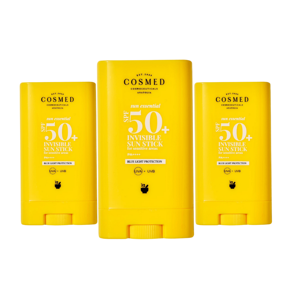 Cosmed Sun Essential High Protection Sunscreen Sun Stick Spf50 Makeup Top 20g 3 Pack 757279510968