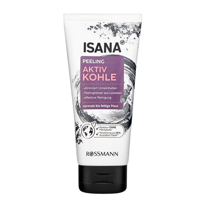 Isana Activated Charcoal Peeling 100 ml - Chivela