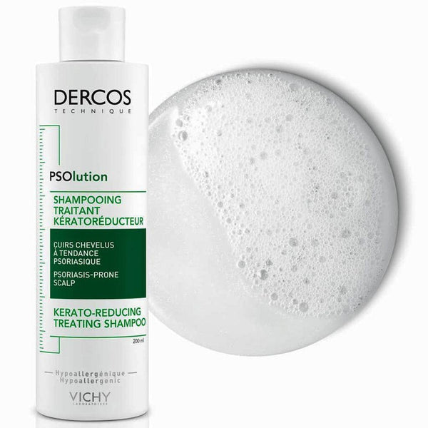 Vichy Dercos Psolution Anti-Flaking Hair Care Shampoo 200 ml - Chivela