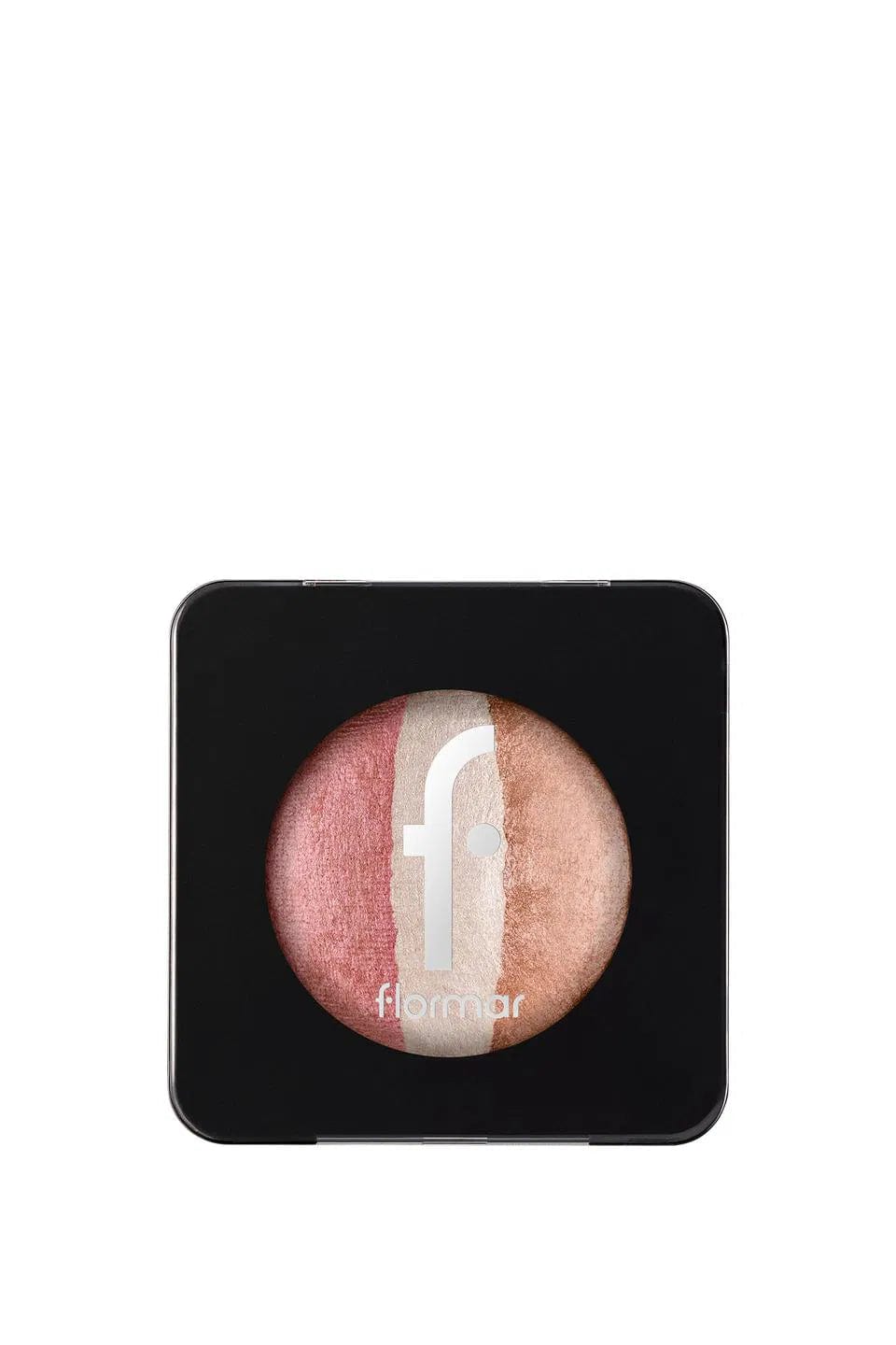 Flormar Baked Blush-On Highly Pigmented & Matte Finish Baked Blush 4g - 053 Pinky Trio 8682536051491