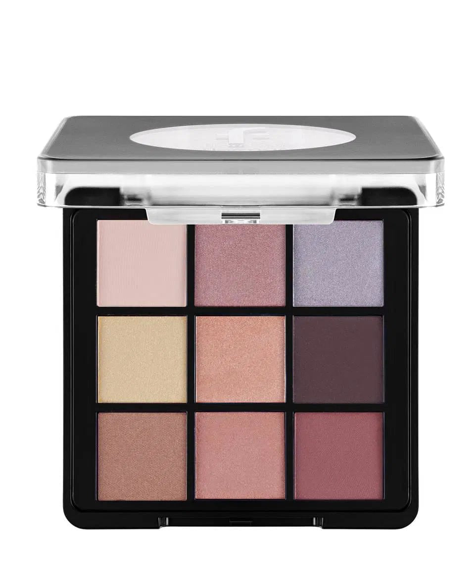 Flormar 9-pack Compact Eyeshadow Palette with Creamy Texture & Matte Finish/Shimmer 9g - 001 Fallen Angel 8682536048439