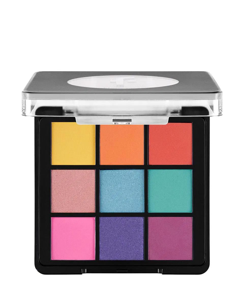 Flormar 9-pack Compact Eyeshadow Palette with Creamy Texture & Matte Finish/Shimmer 9g - 002 Ready The Party 8682536048446