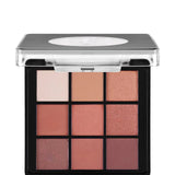 Flormar 9-pack Compact Eyeshadow Palette with Creamy Texture & Matte Finish/Shimmer 9g - 003 Sunset 8682536048453