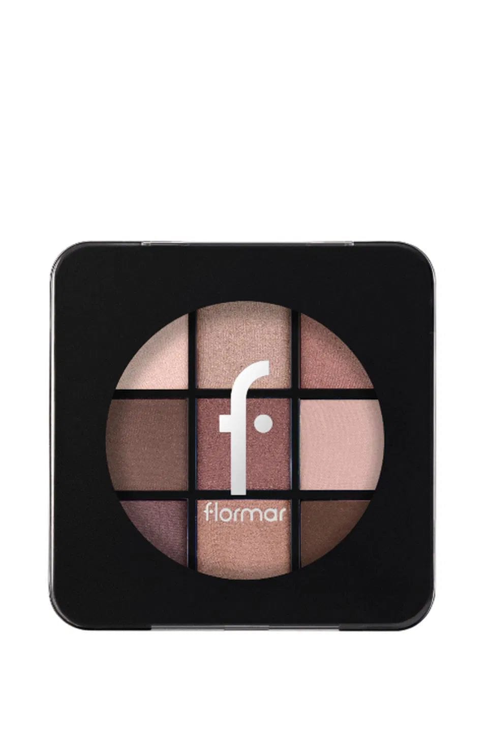 Flormar 9-pack Compact Eyeshadow Palette with Creamy Texture & Matte Finish/Shimmer 9g - 004 Follow Your Heart 8682536048460