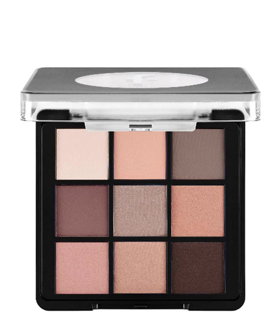 Flormar 9-pack Compact Eyeshadow Palette with Creamy Texture & Matte Finish/Shimmer 9g - 005 Nude 8682536048477