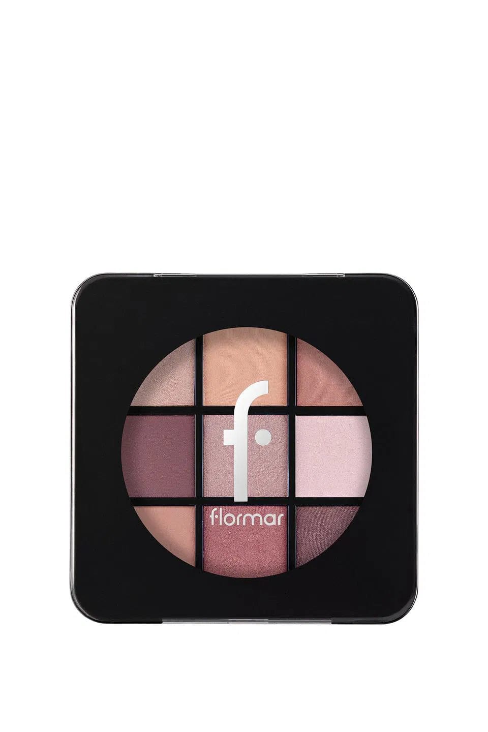 Flormar 9-pack Compact Eyeshadow Palette with Creamy Texture & Matte Finish/Shimmer 9g - 006 Felt Cute 8682536048484