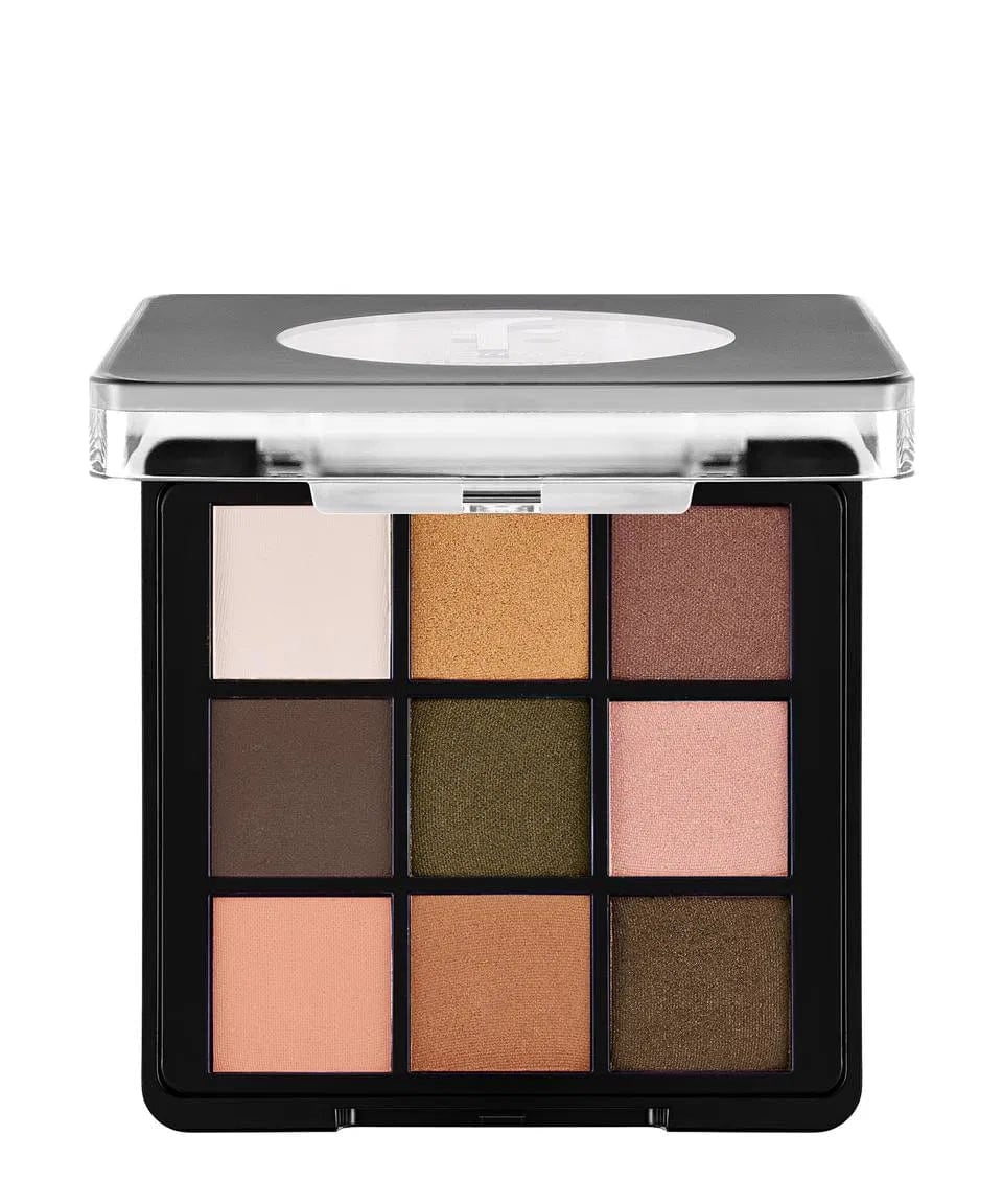 Flormar 9-pack Compact Eyeshadow Palette with Creamy Texture & Matte Finish/Shimmer 9g - 007 Grand Galaxy 8682536048491