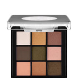 Flormar 9-pack Compact Eyeshadow Palette with Creamy Texture & Matte Finish/Shimmer 9g - 007 Grand Galaxy 8682536048491