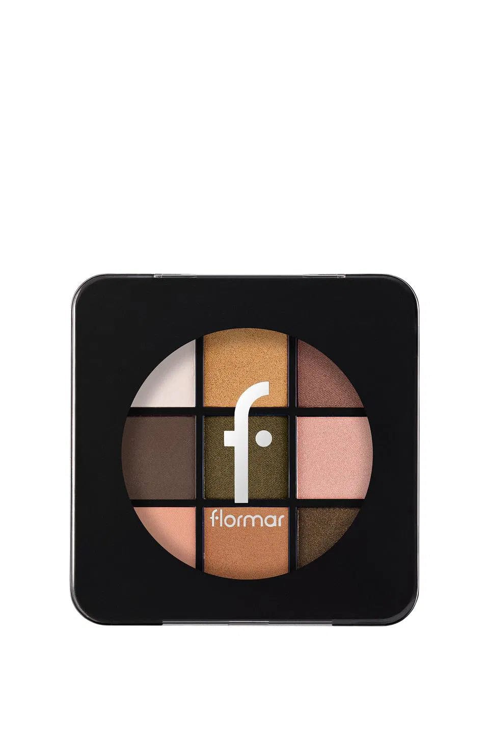 Flormar 9-pack Compact Eyeshadow Palette with Creamy Texture & Matte Finish/Shimmer 9g - 007 Grand Galaxy 8682536048491