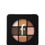 Flormar 9-pack Compact Eyeshadow Palette with Creamy Texture & Matte Finish/Shimmer 9g - 007 Grand Galaxy 8682536048491