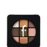 Flormar 9-pack Compact Eyeshadow Palette with Creamy Texture & Matte Finish/Shimmer 9g - 007 Grand Galaxy 8682536048491