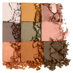 Flormar 9-pack Compact Eyeshadow Palette with Creamy Texture & Matte Finish/Shimmer 9g - 007 Grand Galaxy 8682536048491