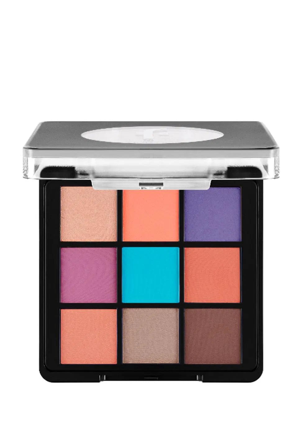 Flormar 9-pack Compact Eyeshadow Palette with Creamy Texture & Matte Finish/Shimmer 9g - 008 Rainbow 8682536050906