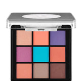 Flormar 9-pack Compact Eyeshadow Palette with Creamy Texture & Matte Finish/Shimmer 9g - 008 Rainbow 8682536050906