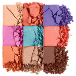 Flormar 9-pack Compact Eyeshadow Palette with Creamy Texture & Matte Finish/Shimmer 9g - 008 Rainbow 8682536050906