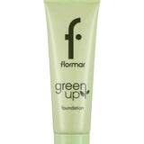 Flormar Green Up Vegan Foundation with Creamy Texture & Semi-Matte Finish 30ml - 002 Light Beige 4251903322218