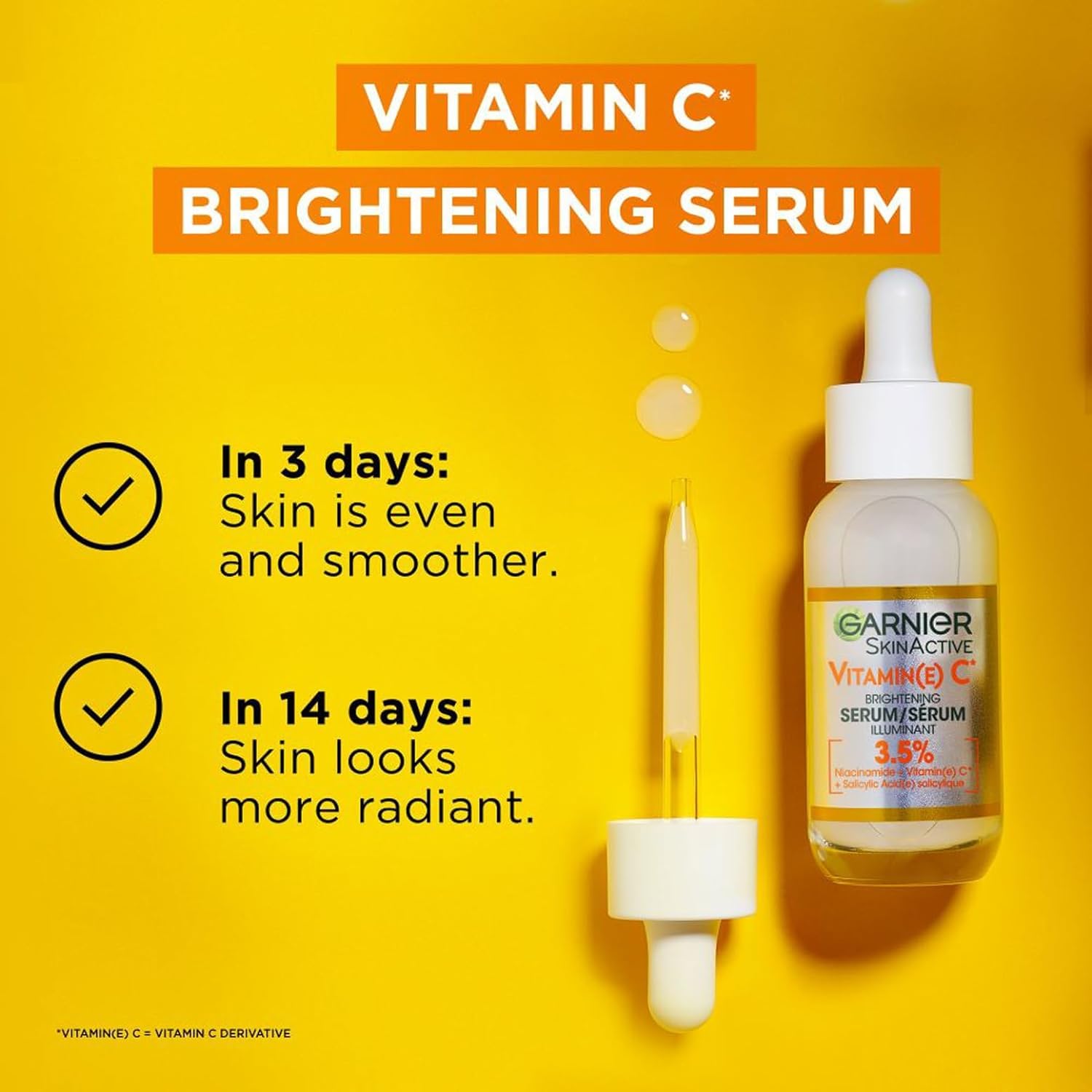 Garnier Skin Active Vitamin C Garnier Vitamin C Anti-Dark Spots & Brightening Serum 30 ml 3600542433341