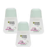 Garnier Mineral Ultra Dry Roll-On 50 ml / 1.7 fl oz 3 Pack 757279508217