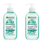 Garnier Skin Active Hyaluronic Aloe Gel Cleanser 200 ml 2 Pack 757279508309