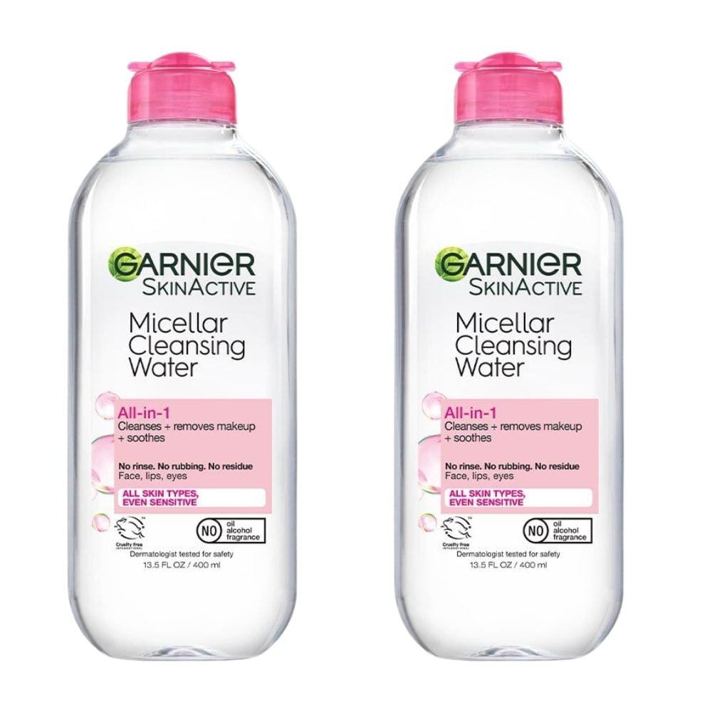 Garnier Skin Active Micellar Cleansing Water All-in-1  400 ml / 13.5 fl oz 2 Pack 757279508408