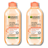 Garnier Skin Active Micellar Gentle Peeling Water Cleanse, Exfoliate & Glow 400 ml / 13.5 fl oz 2 Pack 757279508422