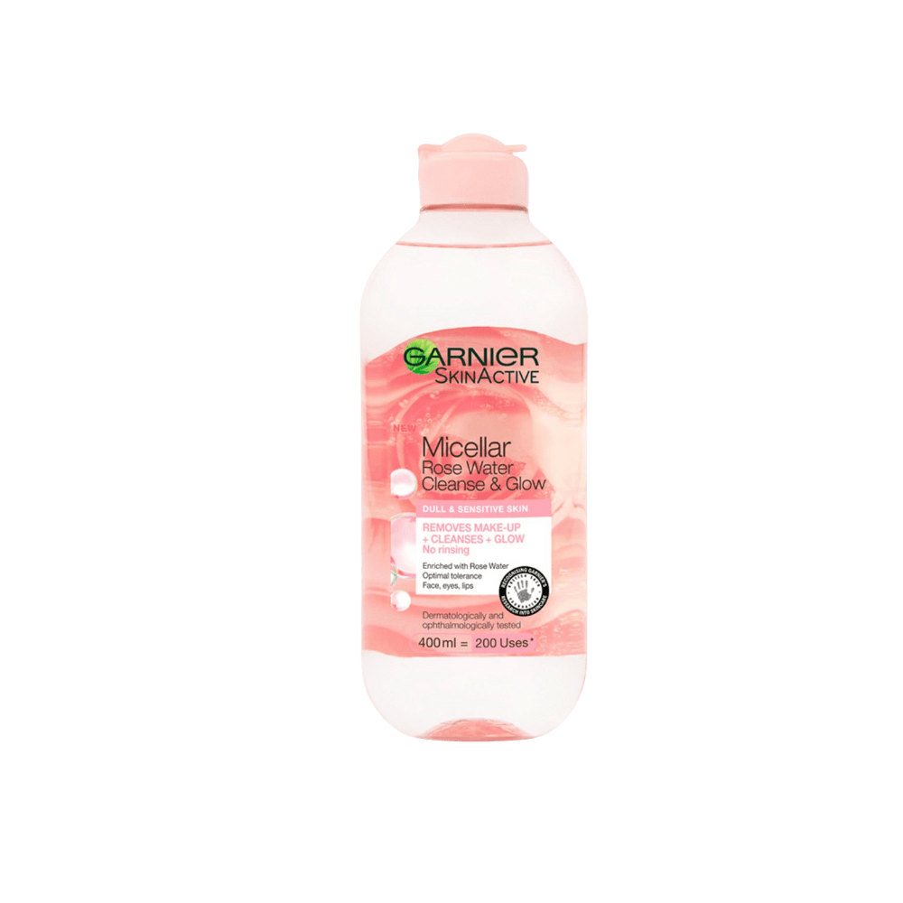 Garnier Skin Active Micellar Rose Glow Cleansing Water 400 ml / 13.5 fl oz 3600542326858