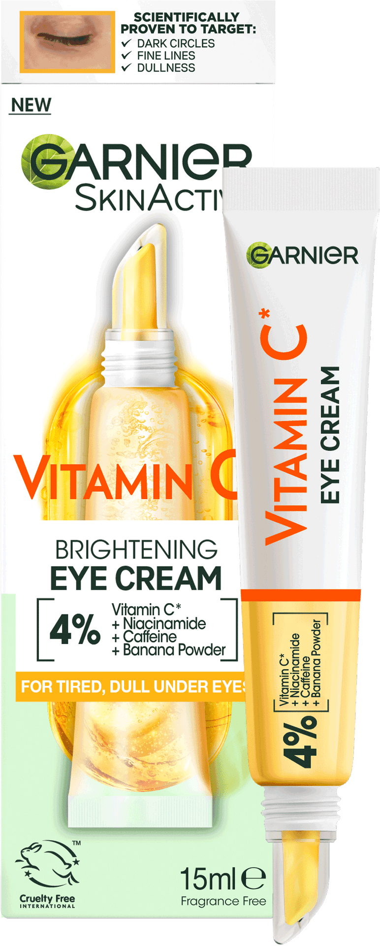 Garnier Skin Active Vitamin C Brightening Eye Cream 15 ml 3600542514170