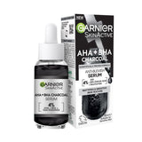 Garnier Skin Active 4% AHA + BHA & Niacinamide Charcoal Face Serum 30 ml 3600542497947