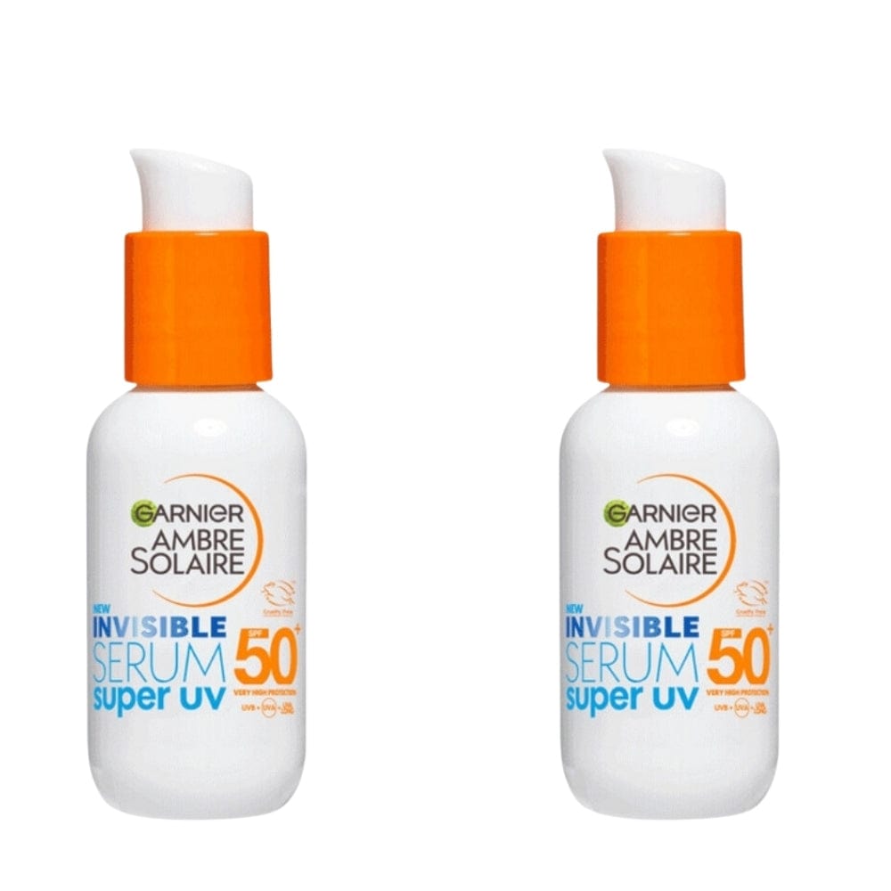 Garnier Ambre Solaire Super UV Daily Invisible Face Serum with SPF 50 + 30 ml 2 Pack 757279507982