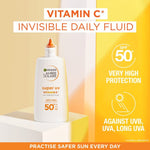 Garnier Ambre Solaire Super UV Vitamin C Facial SPF50+ Cream 40ml 3600542573788