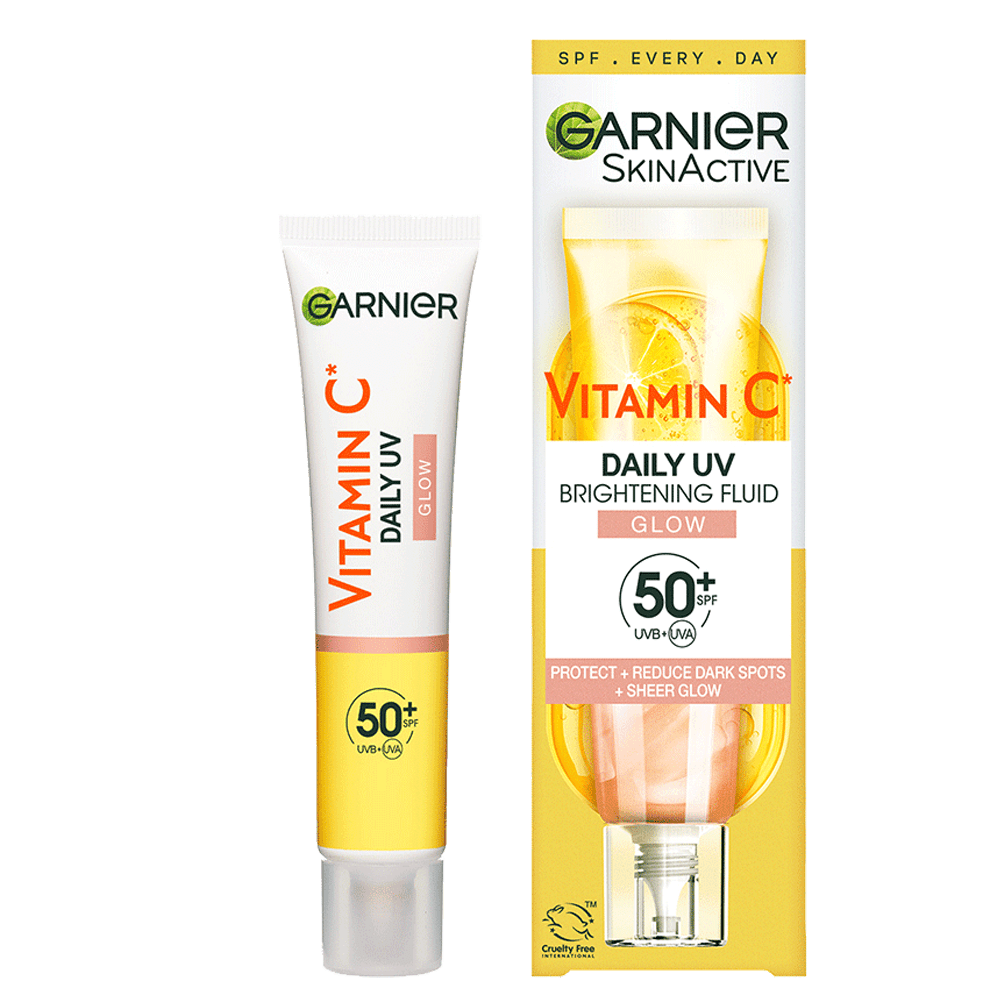 Garnier Skin Active Vitamin C Daily UV Brightening Fluid Sheer Glow, SPF50+ 40 ml 3600542573030