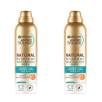 Garnier Ambre Solaire Natural Bronzer Self-tan Mist Body Spray , Medium 150ml 2 Pack 757279507906