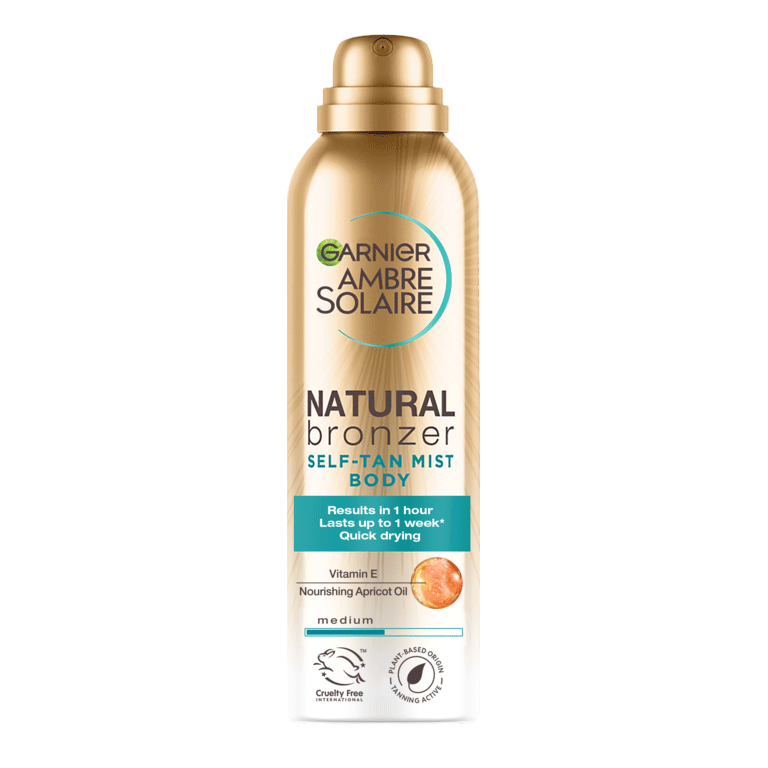 Garnier Ambre Solaire Natural Bronzer Self-tan Mist Body Spray , Medium 150ml 3600540784995