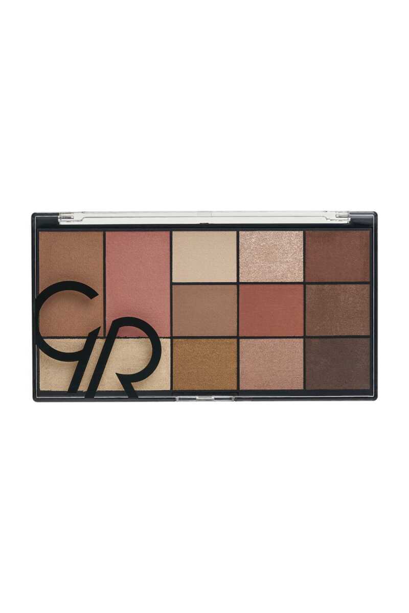 Golden Rose City Style Face and Eye Palette - 01 Warm Nude - Chivela