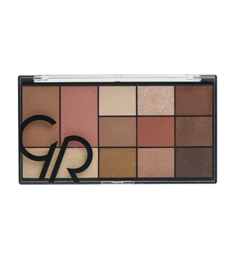 Golden Rose City Style Face and Eye Palette - 01 Warm Nude - Chivela