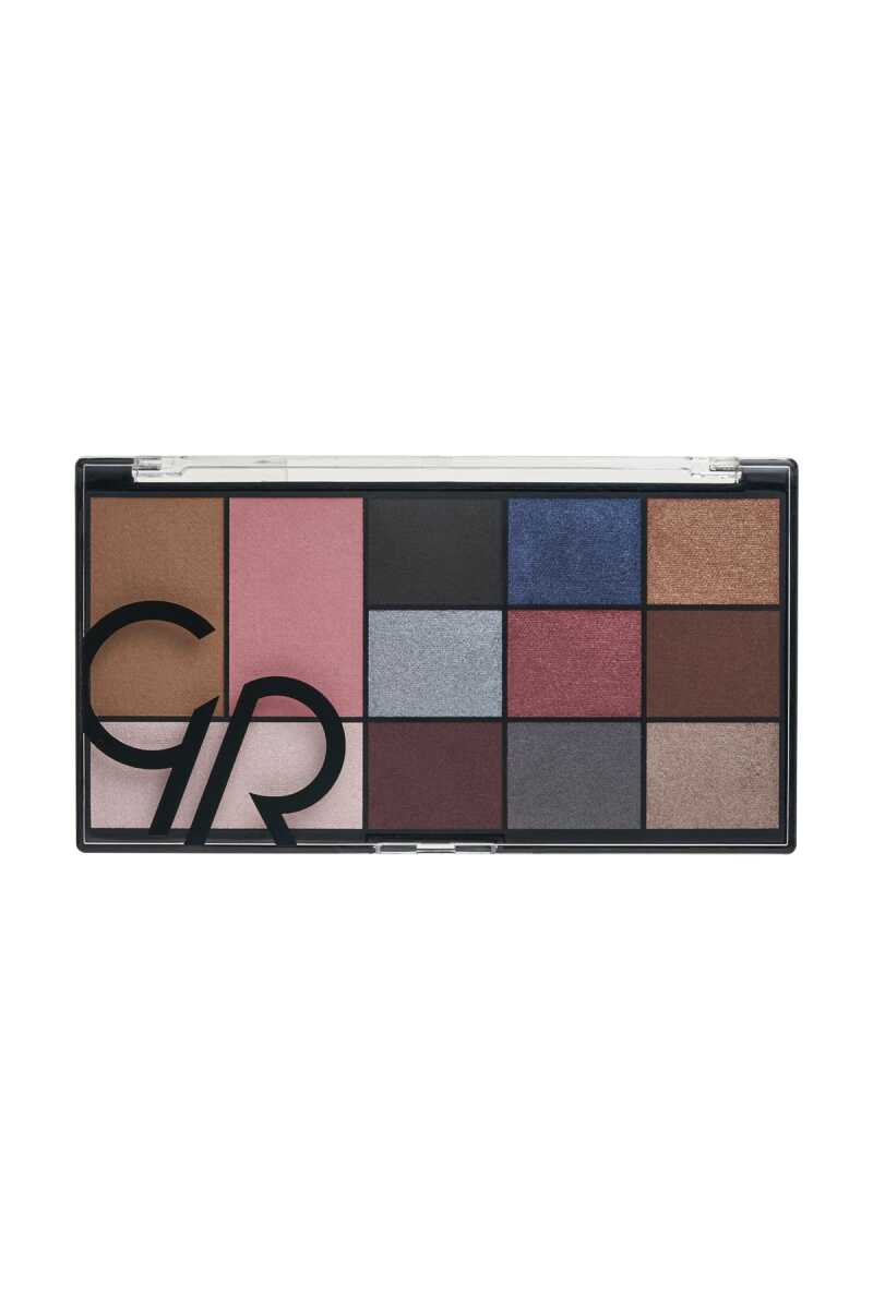 Golden Rose City Style Face and Eye Palette - 02 Smokey - Chivela