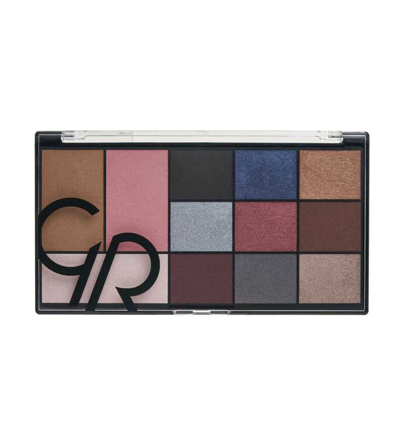 Golden Rose City Style Face and Eye Palette - 02 Smokey - Chivela