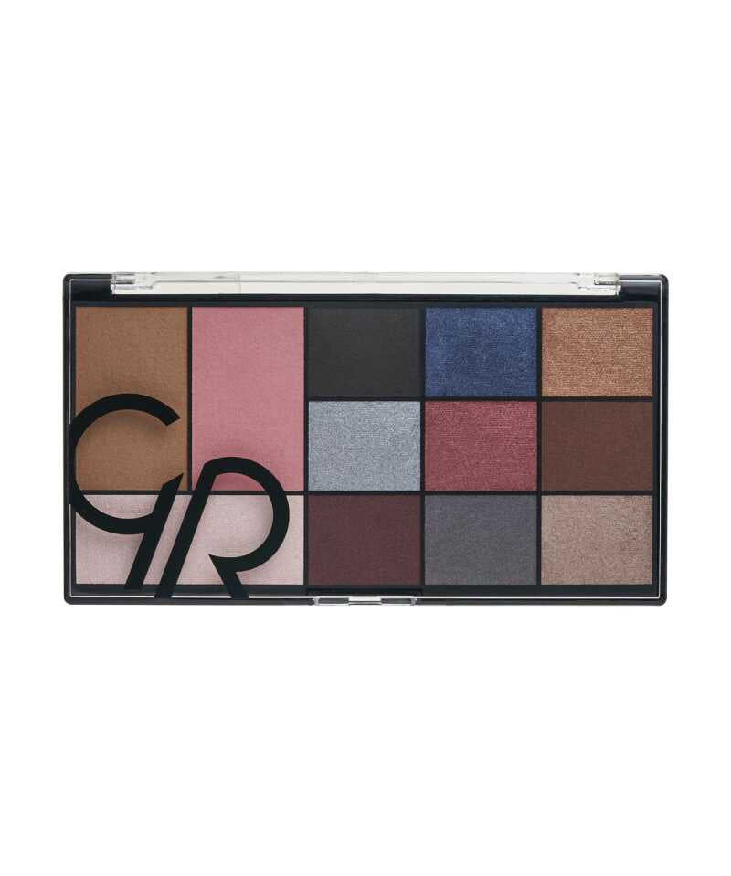 Golden Rose City Style Face and Eye Palette - 02 Smokey - Chivela