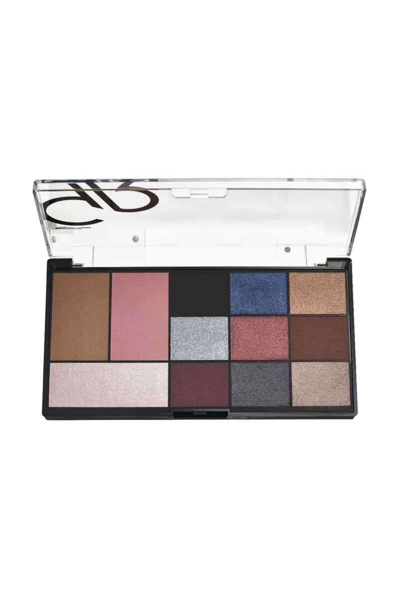 Golden Rose City Style Face and Eye Palette - 02 Smokey - Chivela