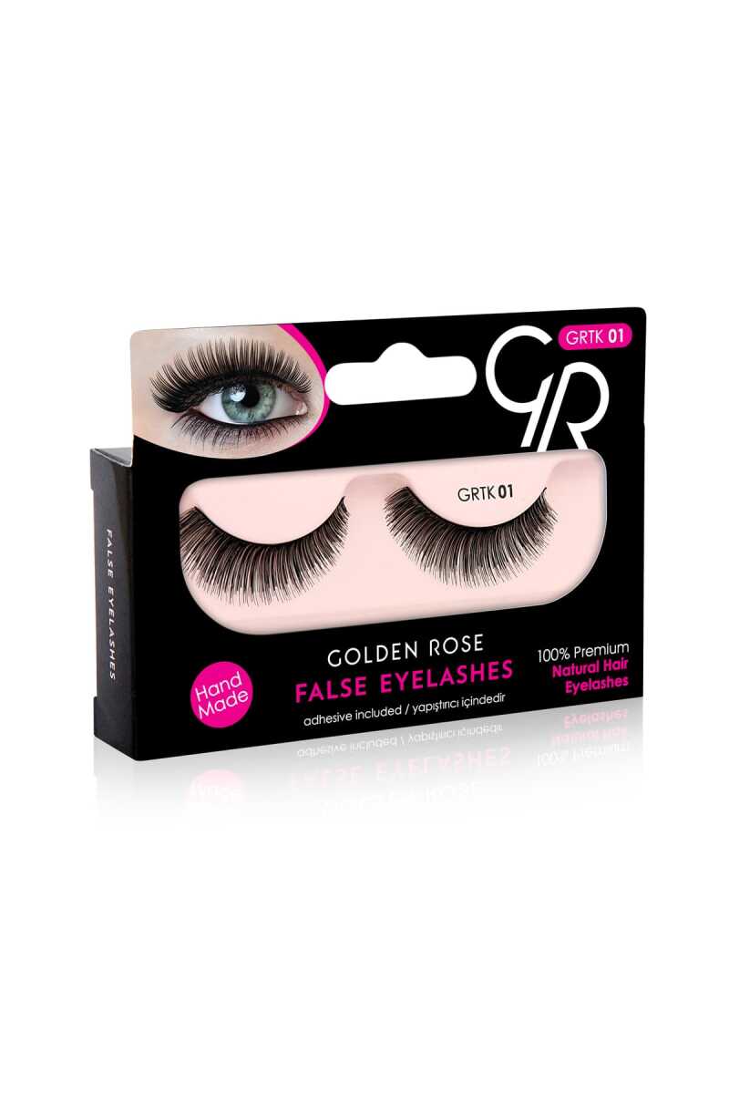 Golden Rose False Eyelashes - 01 - Chivela