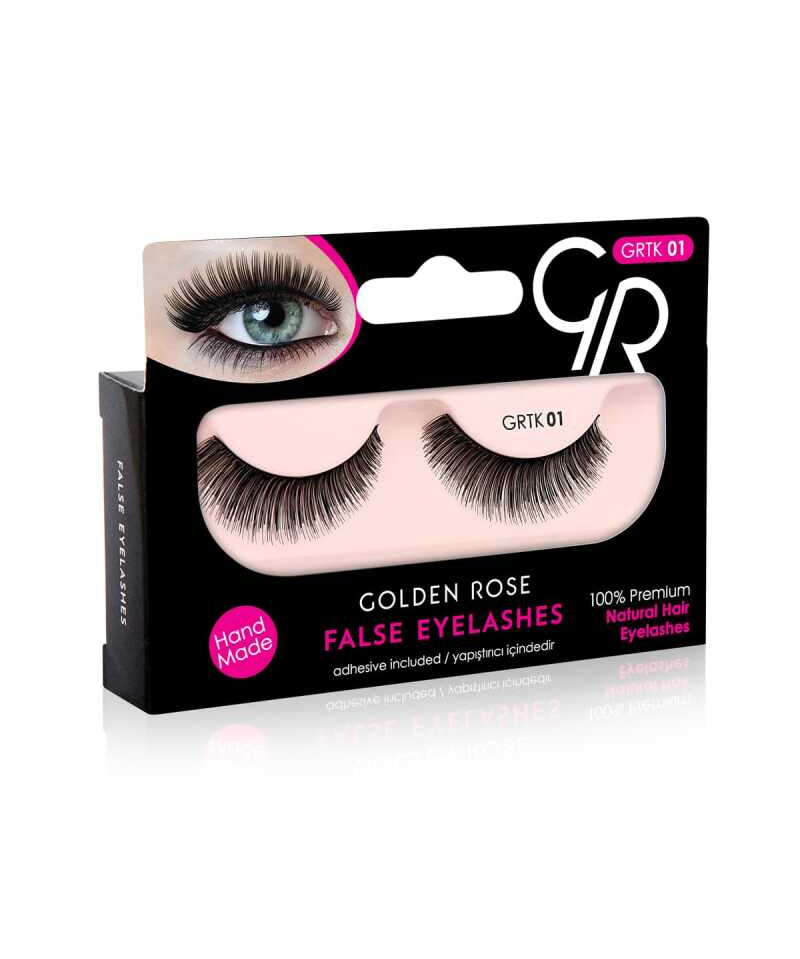 Golden Rose False Eyelashes - 01 - Chivela