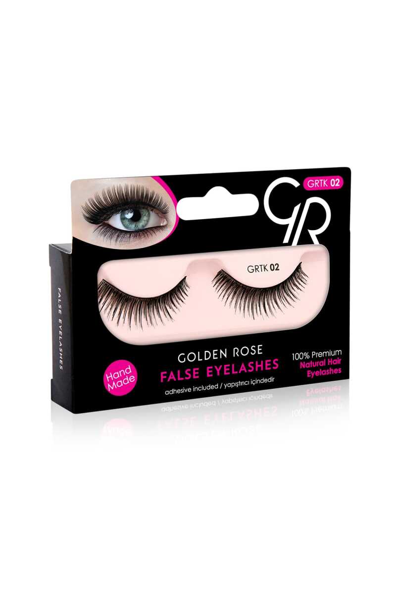 Golden Rose False Eyelashes - 02 - Chivela