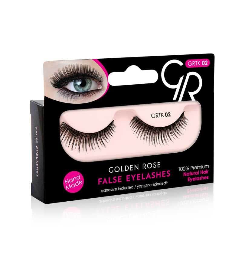 Golden Rose False Eyelashes - 02 - Chivela