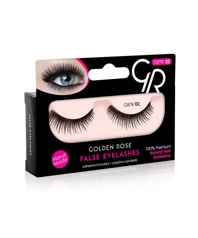 Golden Rose False Eyelashes - 02 - Chivela